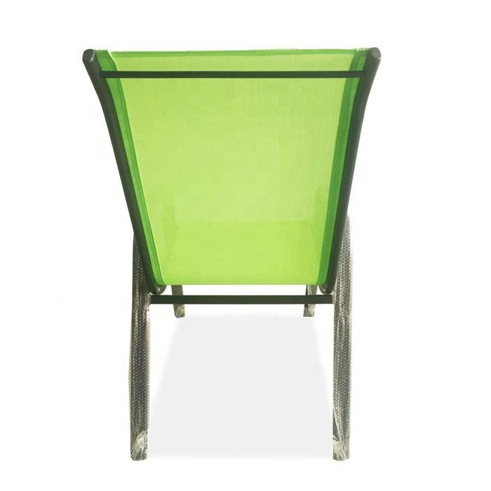 Outdoor Green Patio Garden Metal Steel Sling Stackable Stacking Chair Armchair