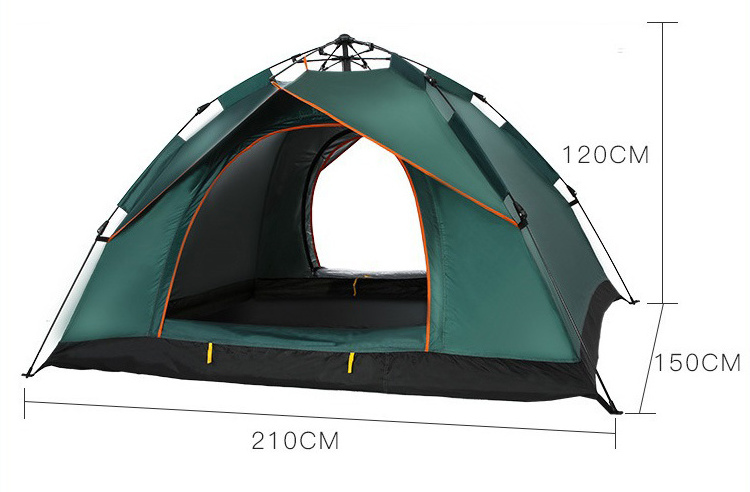 Waterproof Quick Fast Easy Folding Auto Automatic Instant One Touch Pop up Camping Tent 2 Person