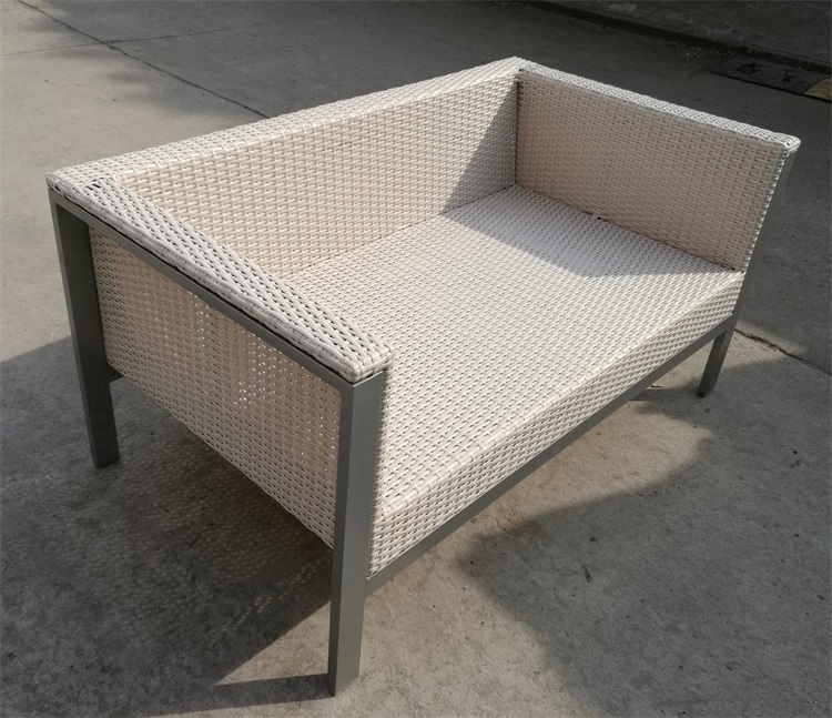 Outdoor Furniture Sofa Set Luxury Aluminum Patio Wicker Poly Rattan Garden Sofas