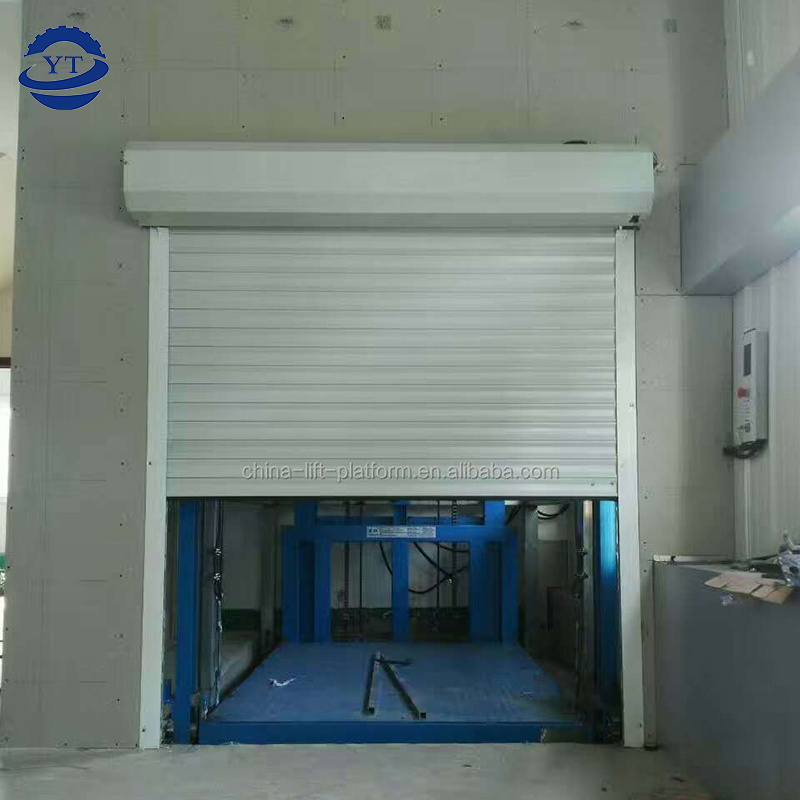 1ton 2 ton Electric wall mounted cargo elevator goods lifts warehouse used small cargo lift