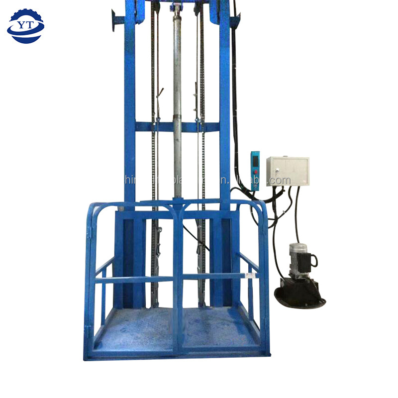 high quality small lift elevator warehouse freight elevator goods lift platform for sale