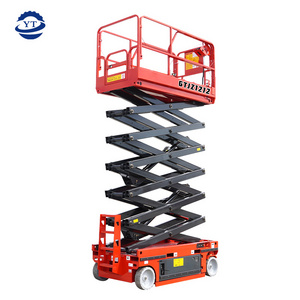 best selling 6m 8m 10m 12m 14m mobile hydraulic scissor lift mobile man scissor lift electric scaffolding lift