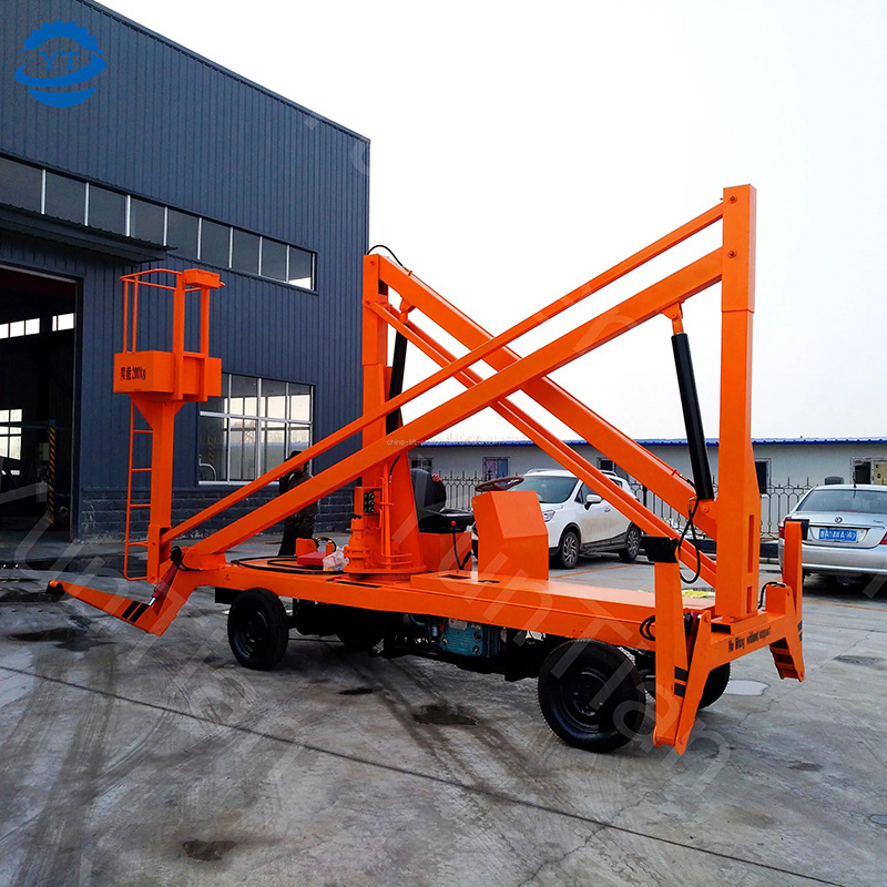 14M Articulated Boom Man Lifts Towable Mobile Hydraulic Articulated Boom Man Lifts For Sale