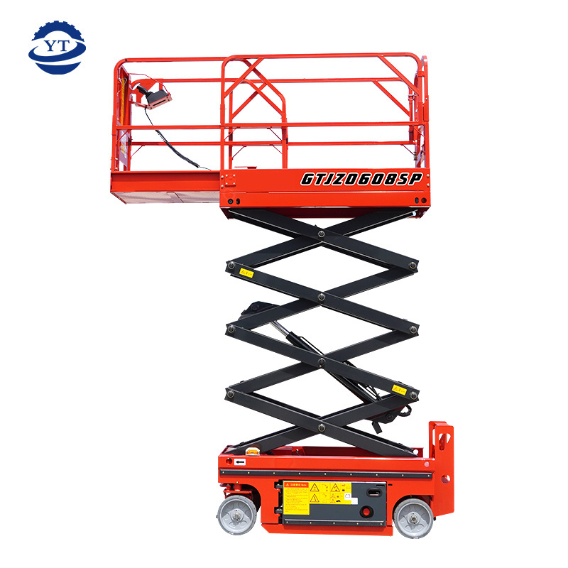 Hot Sale mini Self-propelled Electric Scissor Lift Platform Hydraulic Mobile Scissor Lift Table Manual Lift platform