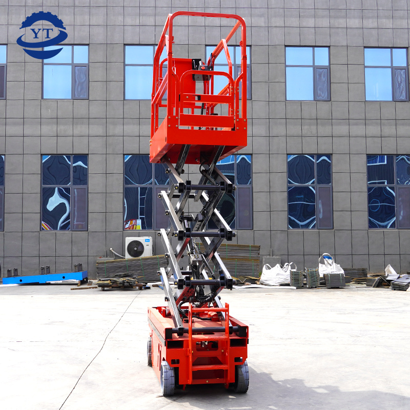 Hot Sale mini Self-propelled Electric Scissor Lift Platform Hydraulic Mobile Scissor Lift Table Manual Lift platform