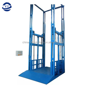 high quality inside cargo lift elevator fixed warehouse stair goods lift price