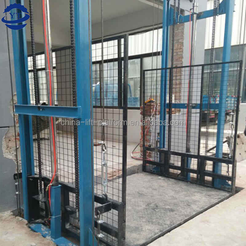 3000kg new Cargo Lift Platform Warehouse Used Hydraulic Vertical Cargo Lift for sale