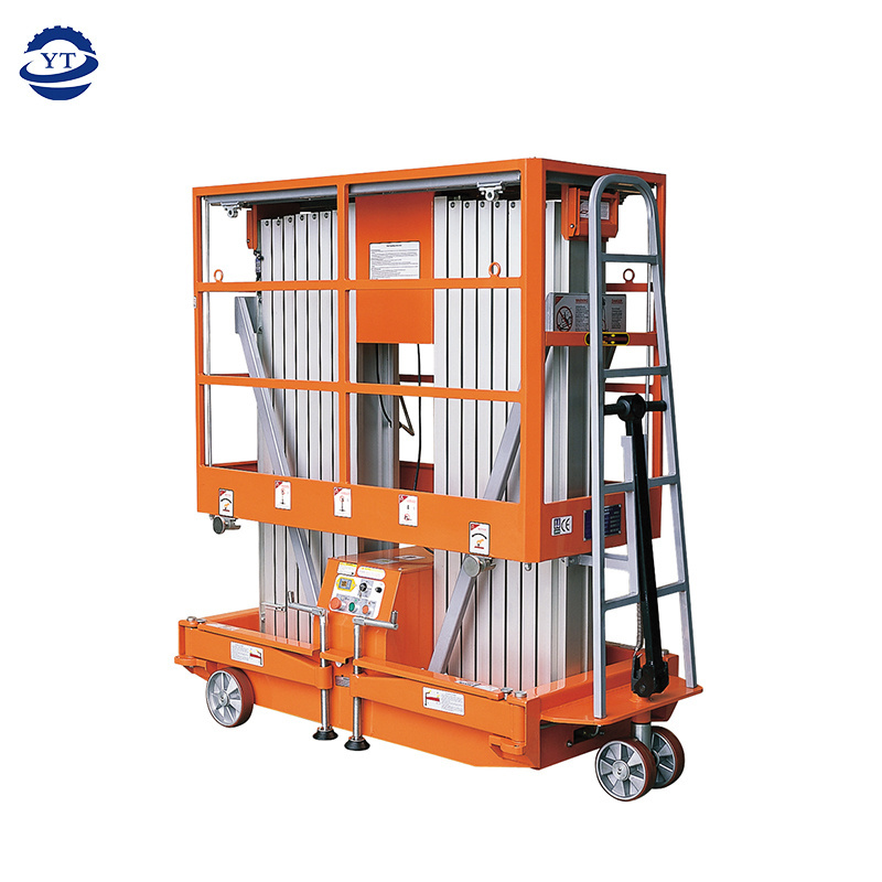 6 10 14 16 meter vertical lifts platform mobile electric hydraulic work platform for man lift