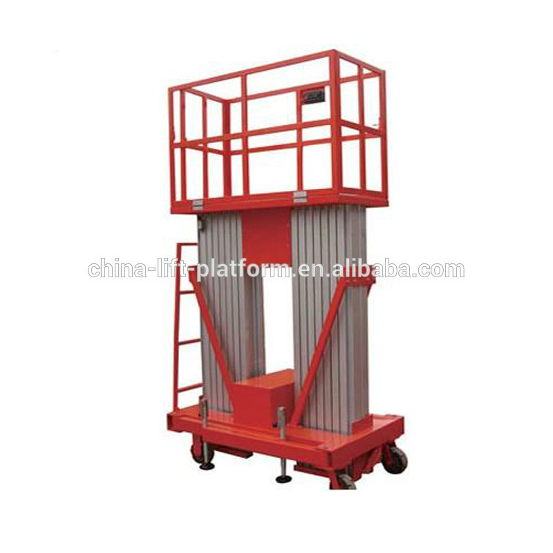 Mobile hydraulic aluminum alloy lift platform telescopic scaffolding