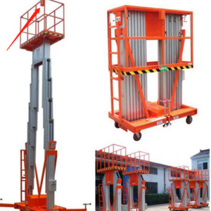 Mobile hydraulic aluminum alloy lift platform telescopic scaffolding