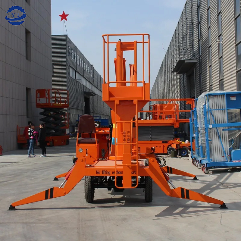 14M Articulated Boom Man Lifts Towable Mobile Hydraulic Articulated Boom Man Lifts For Sale