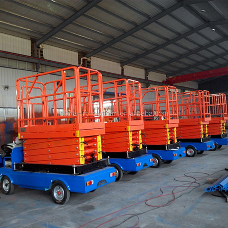 Hydraulic electric lift table/ truck mounted scissor lift table for maintenance