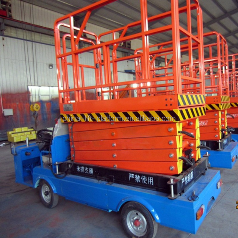 Hydraulic electric lift table/ truck mounted scissor lift table for maintenance