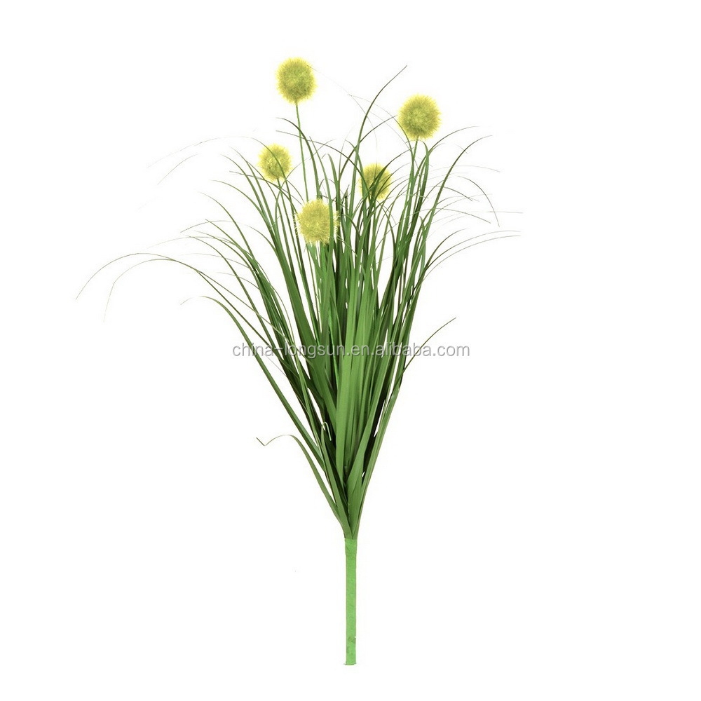 LSD-170601326 36 / 48 / 60 Inch Artificial Grass Synthetic Onion Grass In Pot Fake Grass Pots Plant for Indoor Decoration