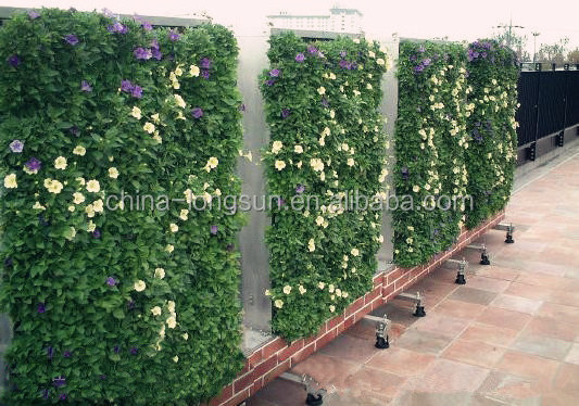 LSD-160104651 Artificial plants outdoor green wall/foliage wall decoration/ fern wall decore plastic plant