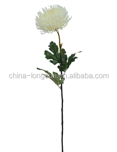 LSD-1611231887 Fake Chrysanthemum/White Artificial Mums flower for Funeral Decoration