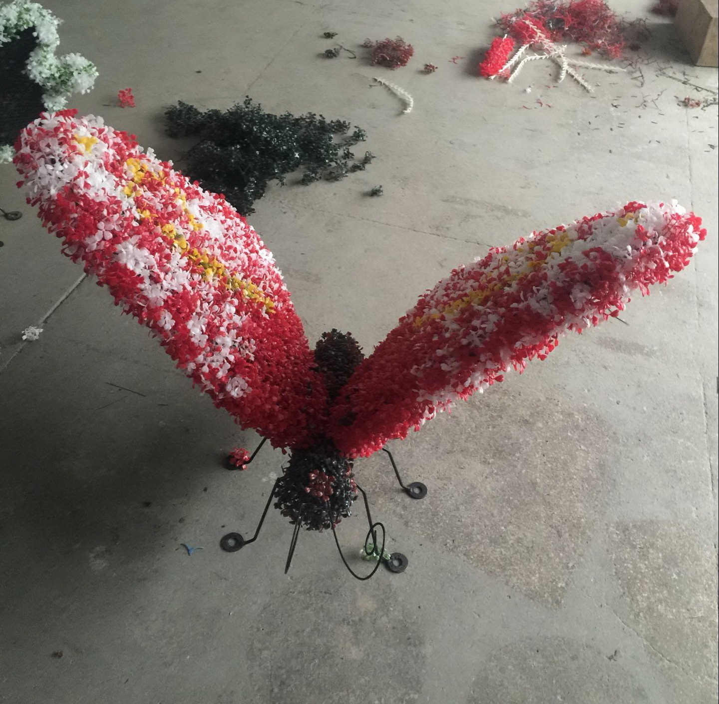 ARTIFICIAL TOPIARY ANIMAL grass butterfly simulated topiary garden decorative product for customize