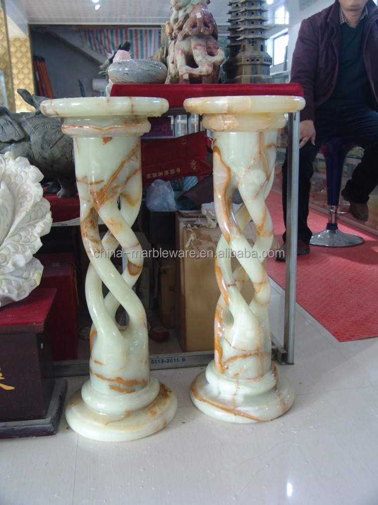 Stone carving marble house gate pillar designs for sale