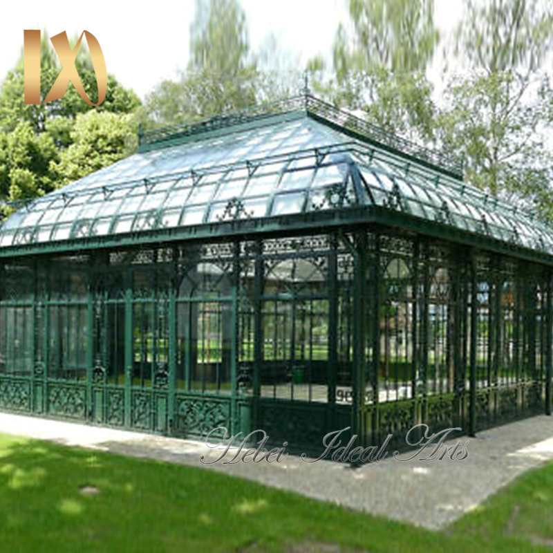 Ideal Arts luxury metal bar gazebo metal gazebo with glazed roof