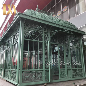 Ideal Arts contemporary winter garden iron wrought iron gazebo for sell