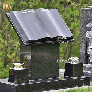 Ideal Arts granite carving gravestone monument funeral stone book bible headstone