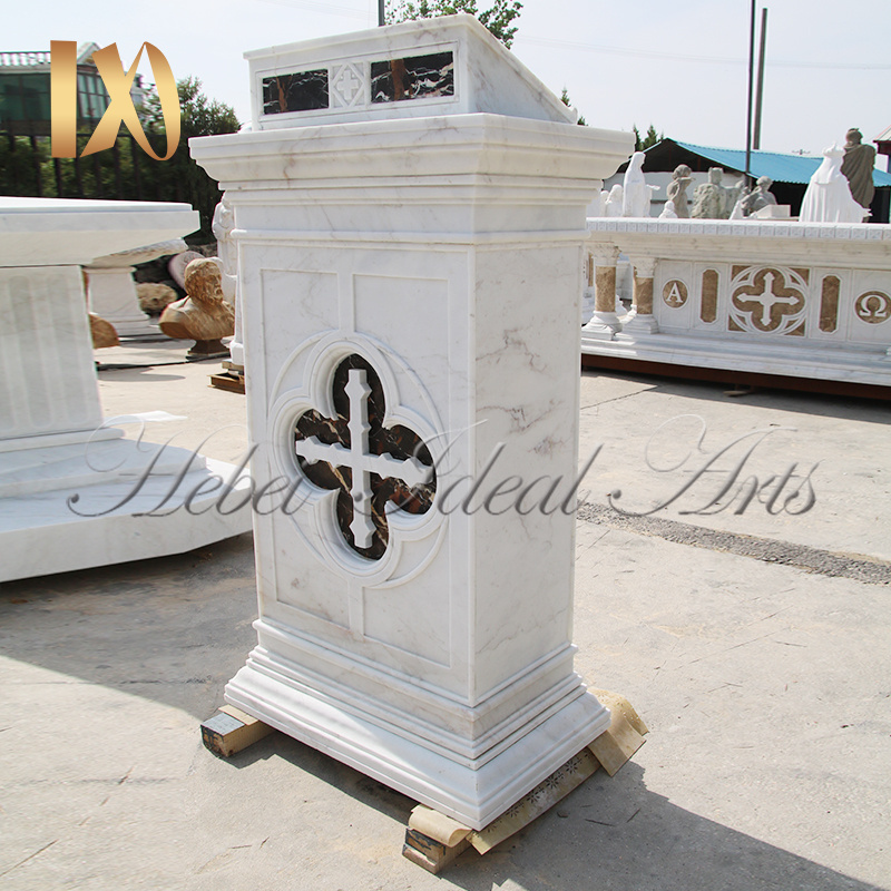 Church Mixed Color Marble Stone Altar of Sacrifice Table