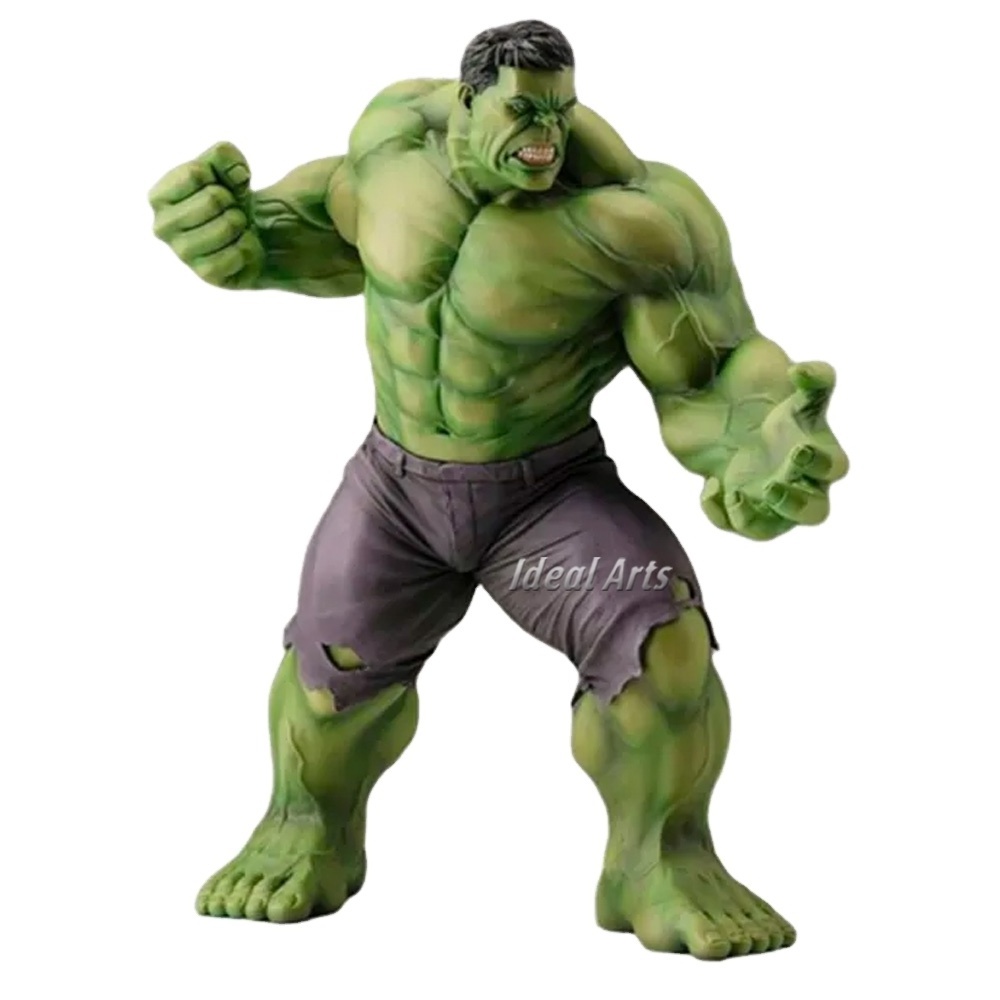 custom large outdoor life size fiberglass resin superhero anime hulk statue sculpture