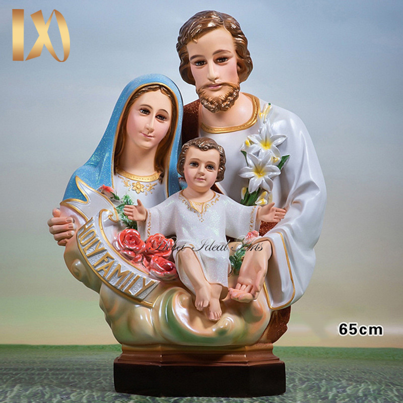 Ideal Arts catholic jesus white virgin mary statue religious catholic statues wholesale