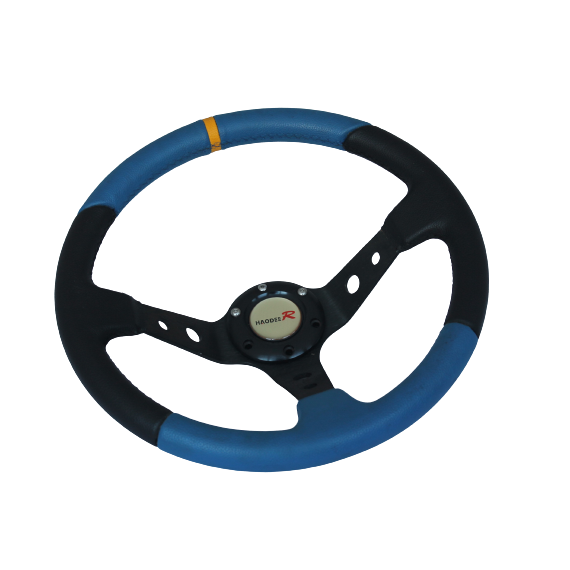 TRAPLY Blue Gaming Leather Steering Wheel Racing For Honda PS4