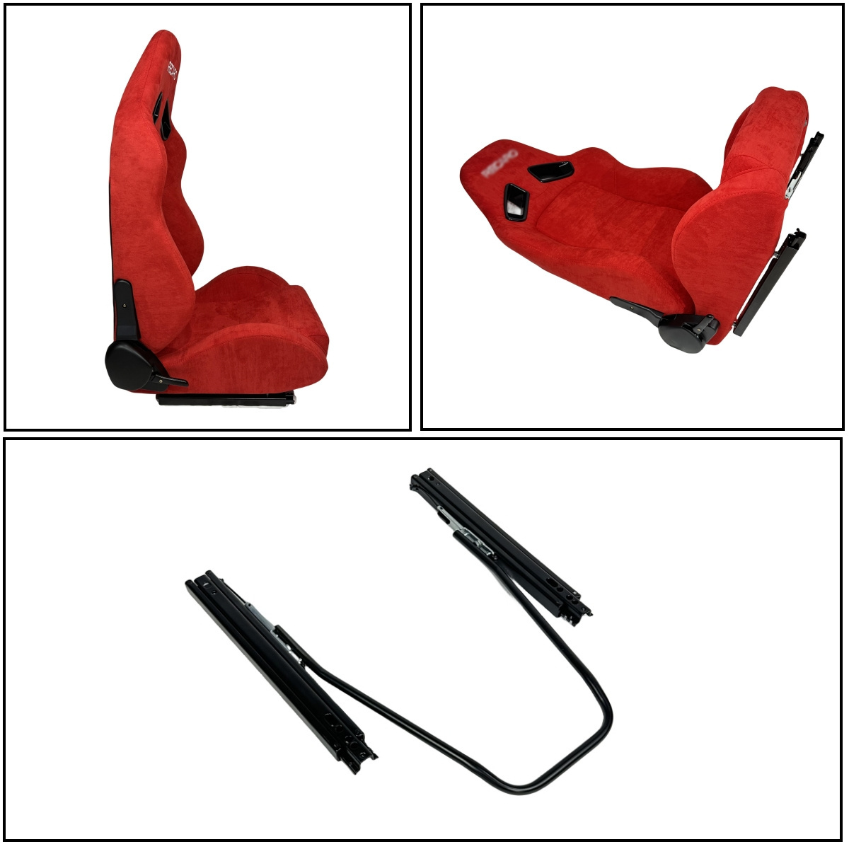 TRAPLY Universal Red Suede Adjustable Sports Seat Supplier  Racing Seats