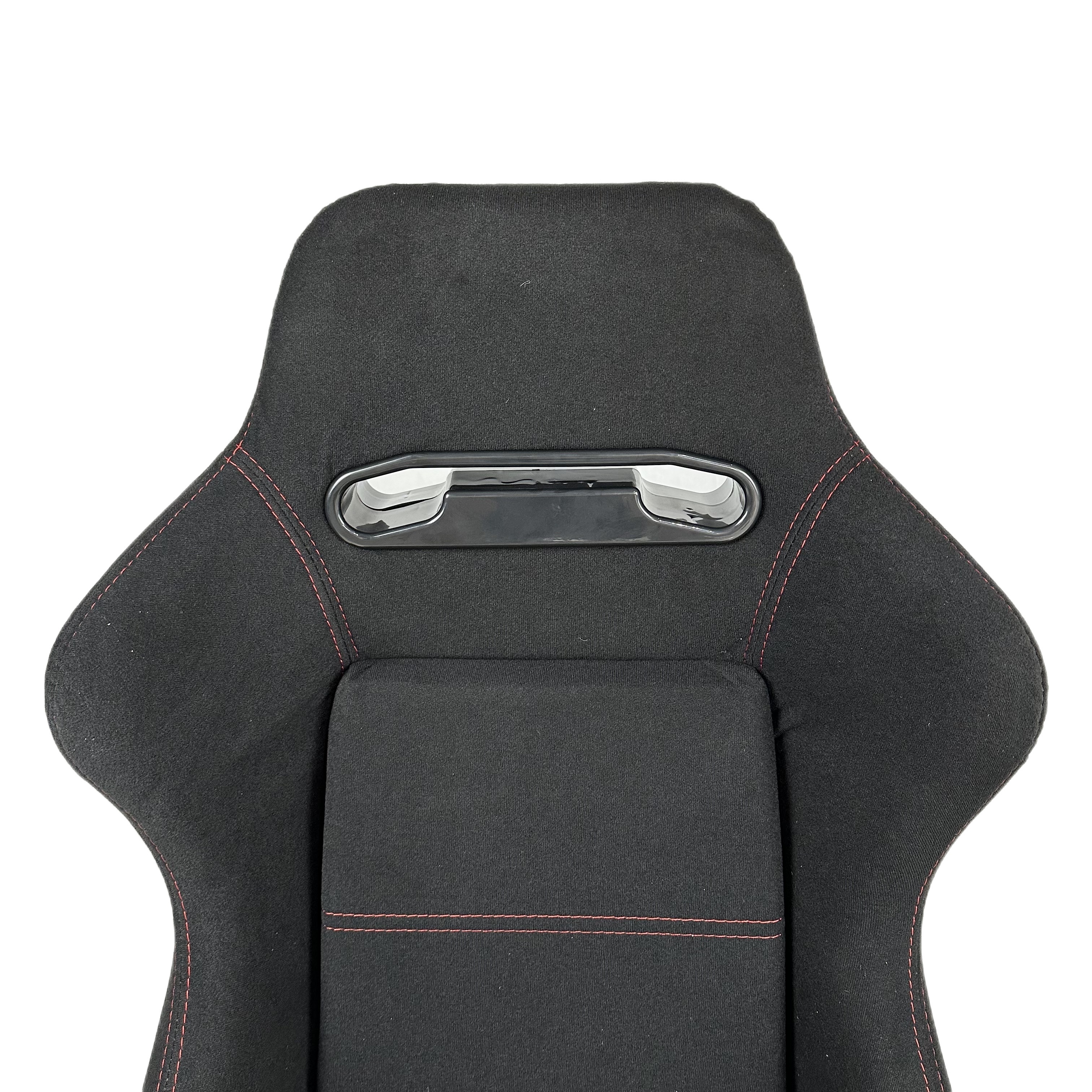 Custom logo color universal reclinable fabric dual sliders car seats sports racing bucket seats