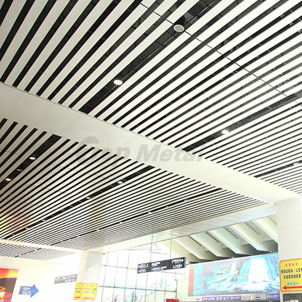 Interior Decoration Ceiling System Aluminum Strip Ceiling Panels