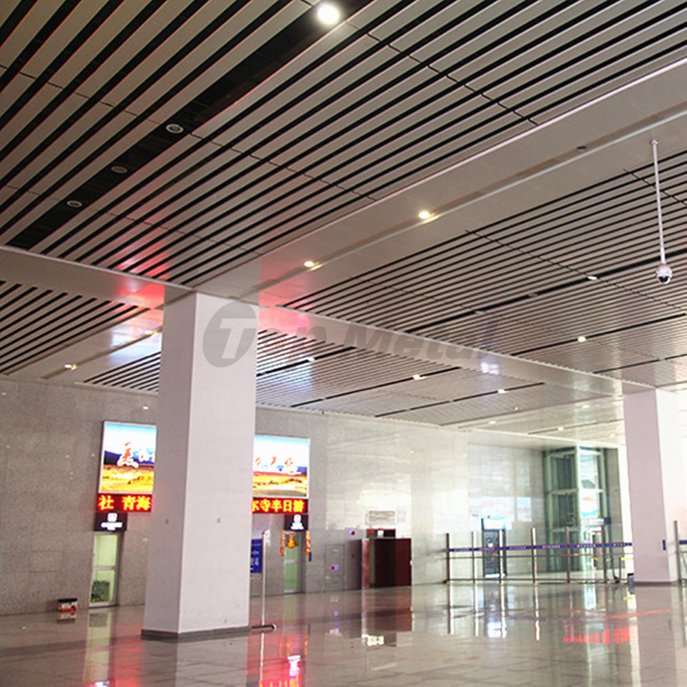 Interior Decoration Ceiling System Aluminum Strip Ceiling Panels