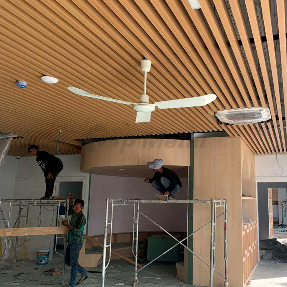 Easy To Install Ceiling System Design Office Aluminum Suspended Ceilings