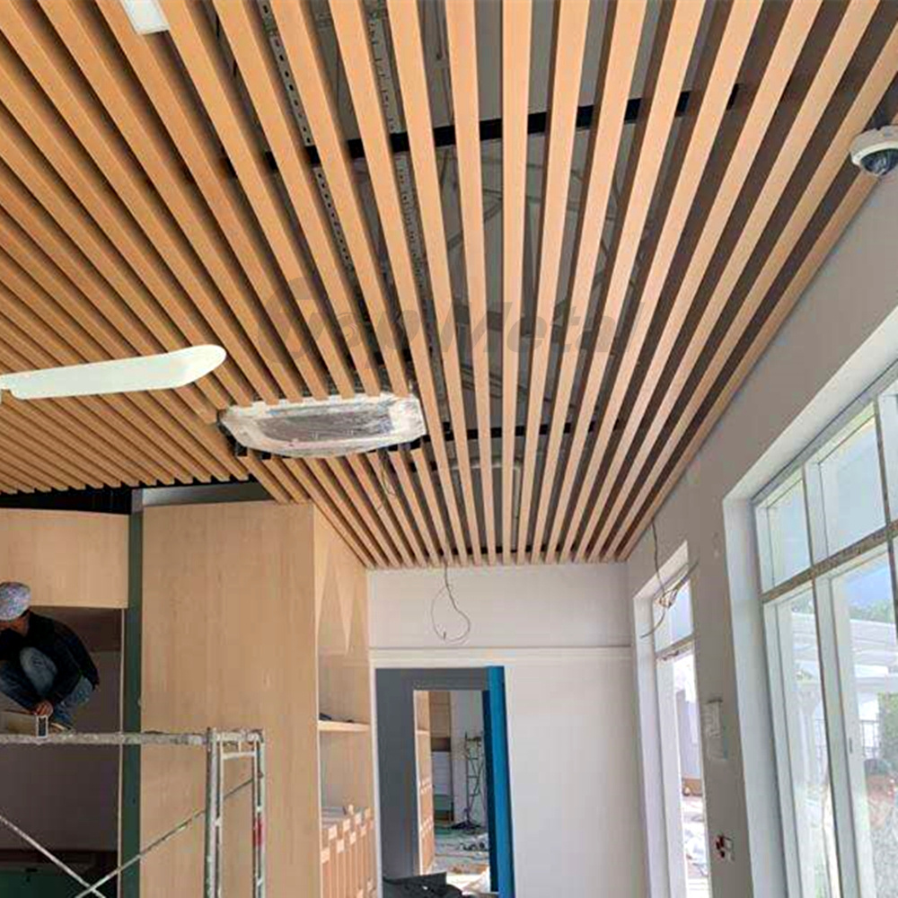 Easy To Install Ceiling System Design Office Aluminum Suspended Ceilings