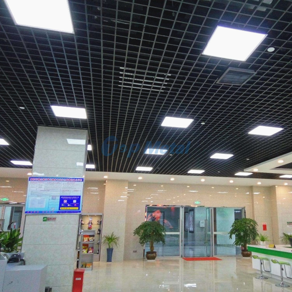 grille grate clip-in folding false drop down false customize ventilation aluminum grid ceiling