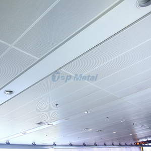 Strip Ceiling Tiles Decorative False Ceiling Aluminum New Style Metal Indoor Ceilings Customs' Color Is Available