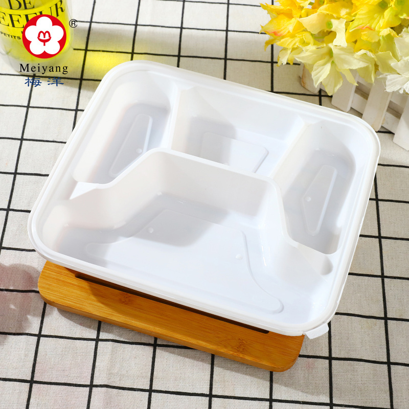 Factory supply takeaway  food packaging disposable pp plastic lunch boxes meal Preparing Food container