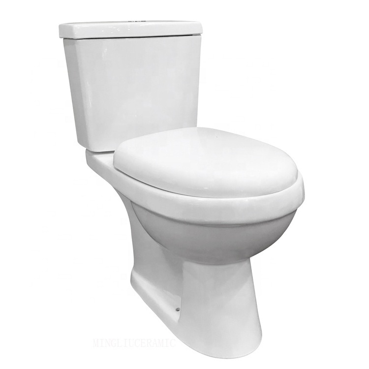 African Market Promotion Cheapest Twyford WC Sanitary Ware Washdown Two Piece Toilet