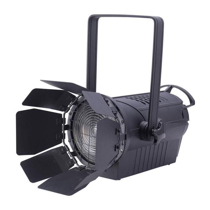 MITUSHOW TV Studio 200W led COB Zoom Fresnel Spotlight warm white dimmable Theater LED Studio Light