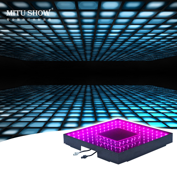 MITUSHOW Disco Light 3D Mirror Led Abyss Dance Light Floor Party Led Dance Dj Lights Floor