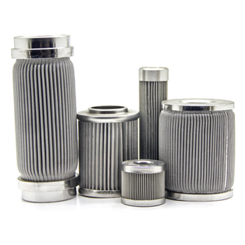 Wholesale Industrial Replacement Stainless Steel Mesh Sintered Hydraulic Oil Filter Cartridge