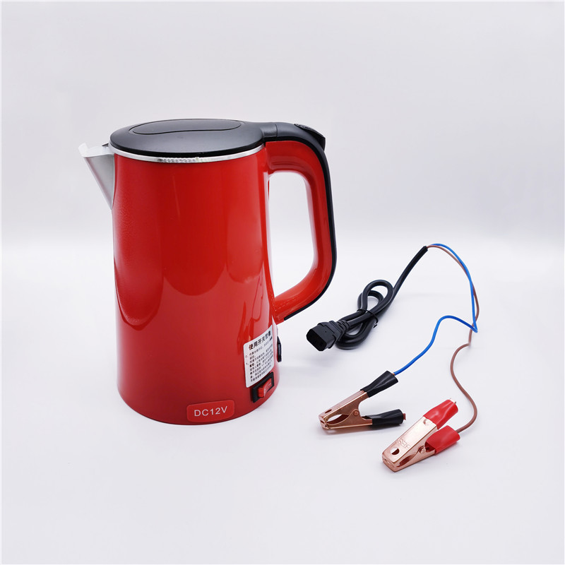 2022 Electric 12V Solar Kettle Toaster Customization Travel Electric Jug Kettle On Off Indicator For Car