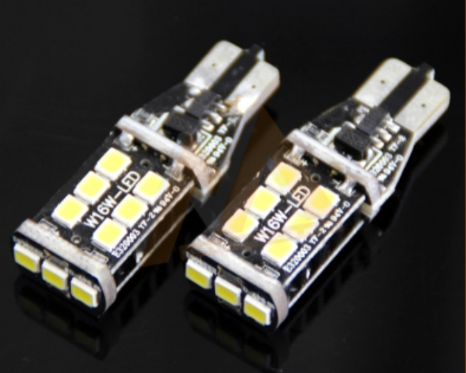 Hot Item!bright white T10 Car bulbs LED ERROR FREE CANBUS 15 SMD 2835 T10 W5W 168 501194 canbus led sight light