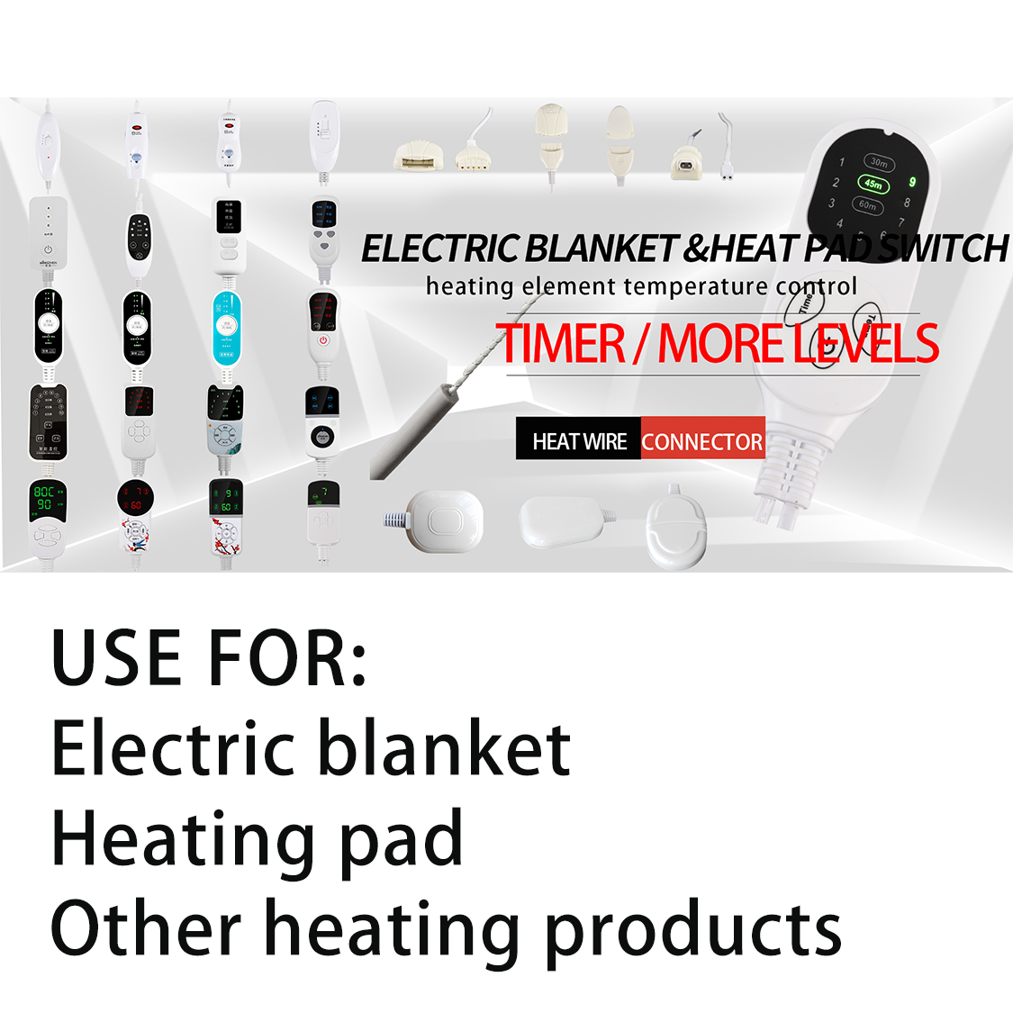 220V 110V Heating Element Blanket Thermostat Switch Controller