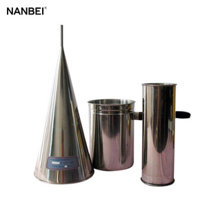 Lab Measuring Drilling Fluid Viscosity Stainless Steel Cup Marsh Funnel Viscometer