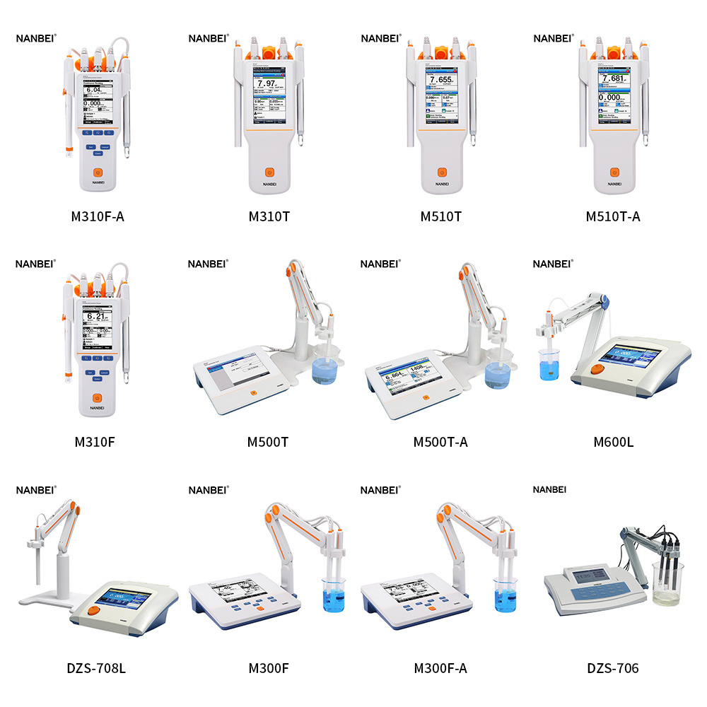 Portable digital ph conductivity ion ec do tds tester multiparameter water quality meter