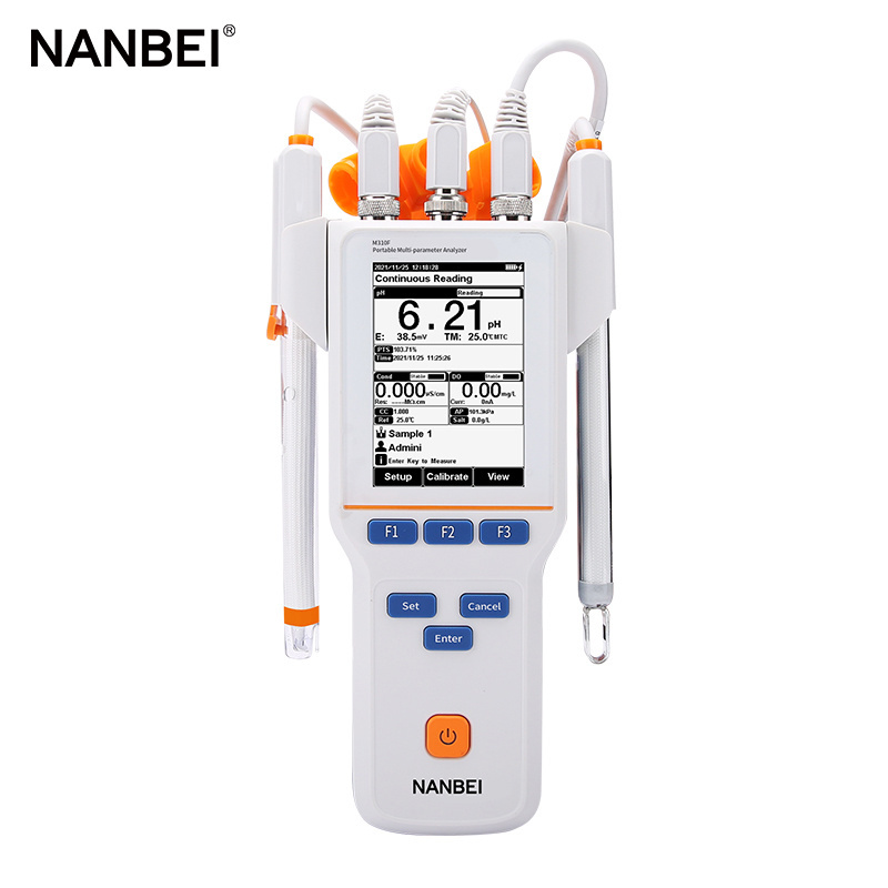 Portable digital ph conductivity ion ec do tds tester multiparameter water quality meter