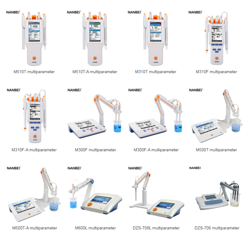 Bench top portable water quality analysis multiparameter analyzer laboratory digital conductivity ph and tds ec orp meter tester