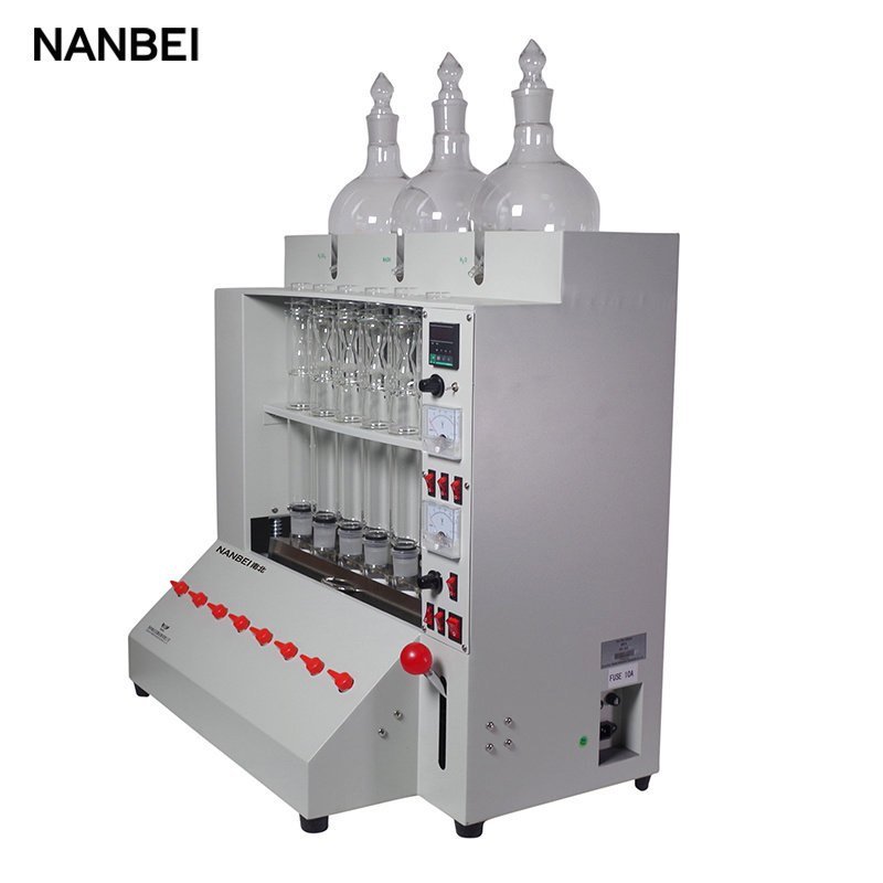 laboratory food quality testing equipment feed moisture crude fiber analyzer for food process